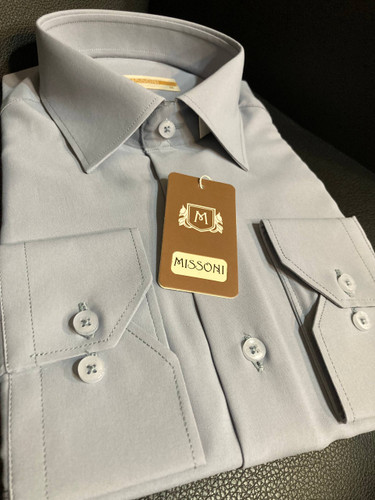 پیراهن آستین بلند بدون جیب پارچه دوشین ضد چروک