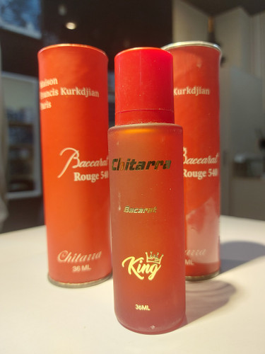 ادکلن جیبی زنانه Chitarra- Baccarat Rouge 540 (bacarat) حجم 36 میلی لیتر