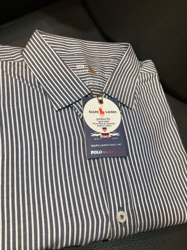 پیراهن آستین بلند راه راه نخ پنبه ترک بغل چاکدار