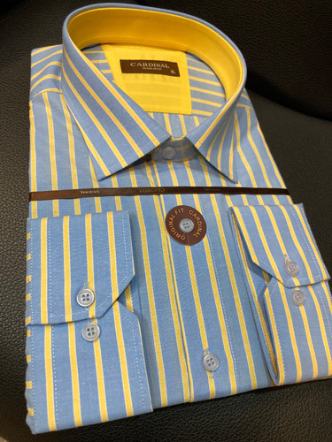 پیراهن آستین بلند پارچه آرو تایلندی طرح راه راه